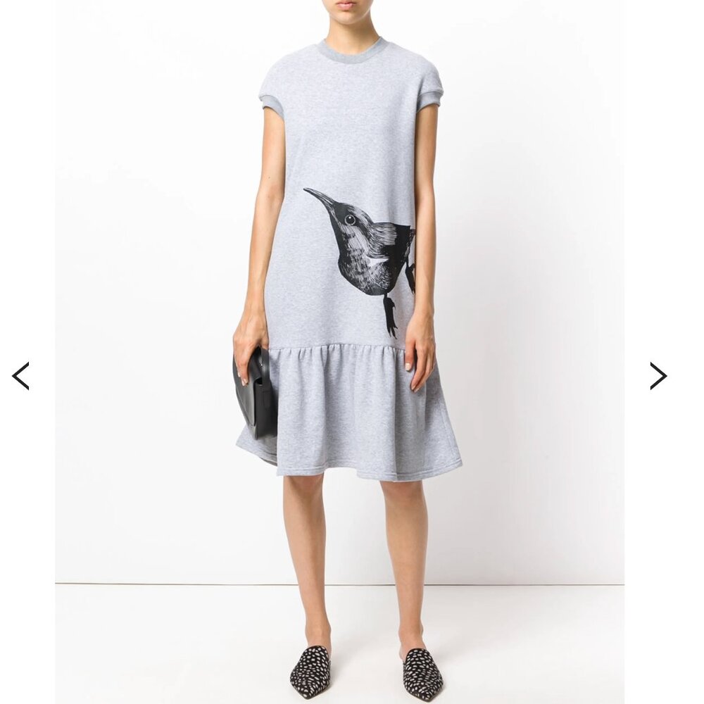 Bird T-shirt dress